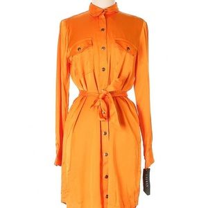 New without tags. Shirt dress with tie belt